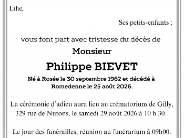 Philippe BIEVET